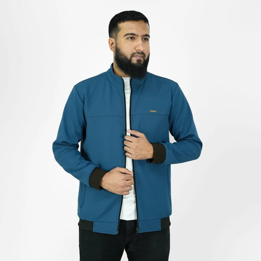 Bonded Cut & Sew Jacket - Petrol