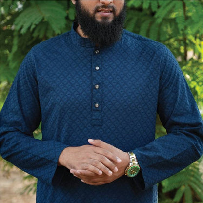 Premium Chikankar - 502 + পাজামা অথবা ১০টি আতর গিফট