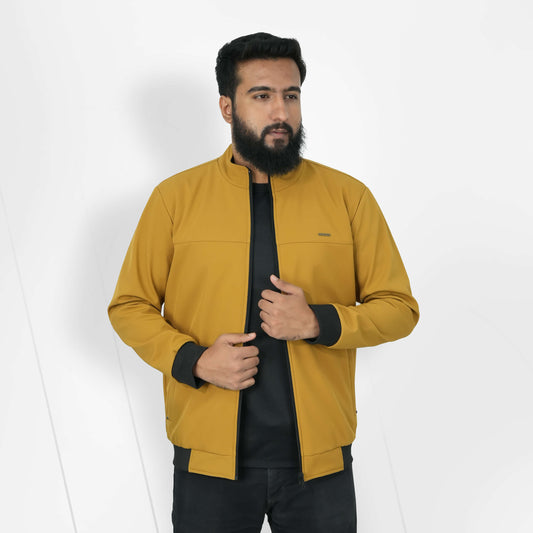 Bonded Cut & Sew Jacket - Biscuit