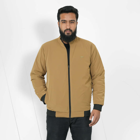 China Faux Padding Jacket - Biscuit
