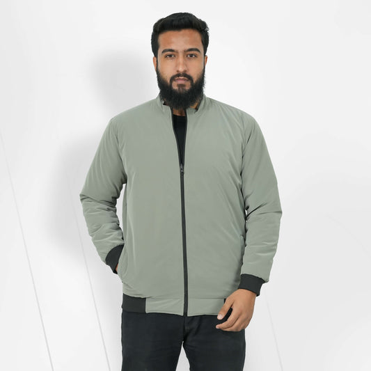 China Faux Padding Jacket - Ash