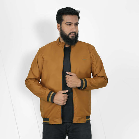 Premium Woven Two-Part Jacket - Biscuit