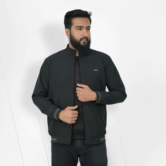 Premium Woven Two-Part Jacket - Black (Ash Grip)