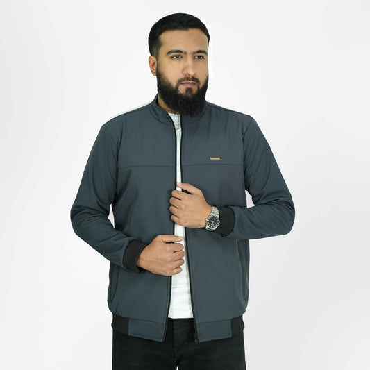 Bonded Cut & Sew Jacket - Ash